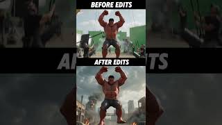 RED HULK — The Rage That Shook the Earth 💥  #behindthescenes
