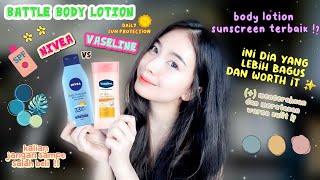 BATTLE SUNSCREEN BODY LOTION VASELINE VS NIVEA  | JANGAN SAMPAI SALAH BELI ! #sunscreen #bodylotion by Dvna Natalia 3,787 views 11 months ago 9 minutes, 15 seconds