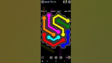 How To Solve Flow Free Hexes Rainbow Pack Level 72 6x6 Board Walk Through Solution Walkthrough