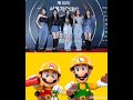 Gyuri Seung-Yeon Nicole Hara And Ji-Yeong Adores Builder Mario And Luigi