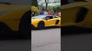 Loud! Straight Piped Aventador SV Acceleration!!