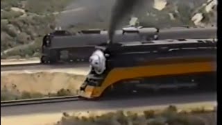 4449 & 8444 (844) Race up Cajon Pass 1989  All Aerial Video. Read Description, Tap Here  —}