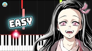 [full] Demon Slayer Season 3 Ep 11 OST  'Kamado Nezuko no Uta'  EASY Piano Tutorial & Sheet Music