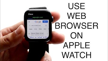 How To Use Web Browser On Apple Watch! (2023)