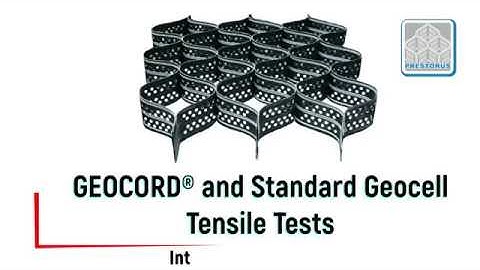 Comparative Tensile Tests of GEOCORD® and a Standard Three-Dimensional Geocell
