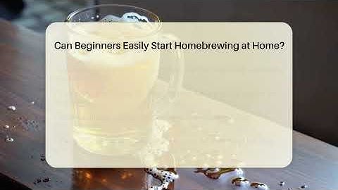 Can Beginners Easily Start Homebrewing at Home? | The Pint Guy