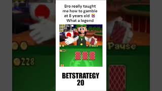 Luigi a legendary character who defined our childhood #casino #pocker #viral #storytime #nintendo