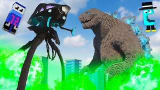 We Battle Godzilla and a Martian Tripod in Teardown!