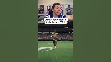 Rugby League 26 has custom celebrations!!