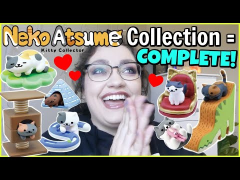 Neko Atsume (Kitty Collector) Gashapon Capsules Series 4-6 | Showing My FULL COLLECTION Display!!!