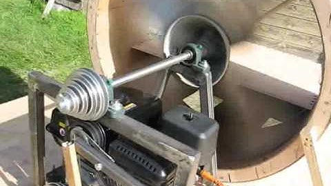 hovercraft engine test 2