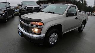 2006 CHEVROLET COLORADO SINGLE CAB (4 CYLINDER, ONLY 74K) AT KOLENBERG MOTORS LTD
