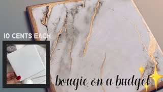 DIY LUX MARBLE COASTERS | Jasmine Diamond