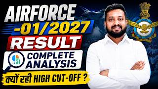 Airforce 01/2027 cut-off analysis |Airforce Result 01/2027 Cut Off | Complete Details by Sandeep Sir
