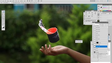 Levitating Splash - PHOTOSHOP | short making video