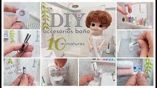 10 DIY de accesorios para el baño en miniatura / accessories miniature bathroom