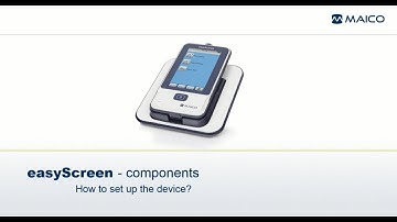 easyScreen ABR + OAE Components & Set up MAICO DIagnostics US