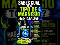 cual tipo de MAGNESIO tomar? te digo cual tomo yo para #dormir mejor!