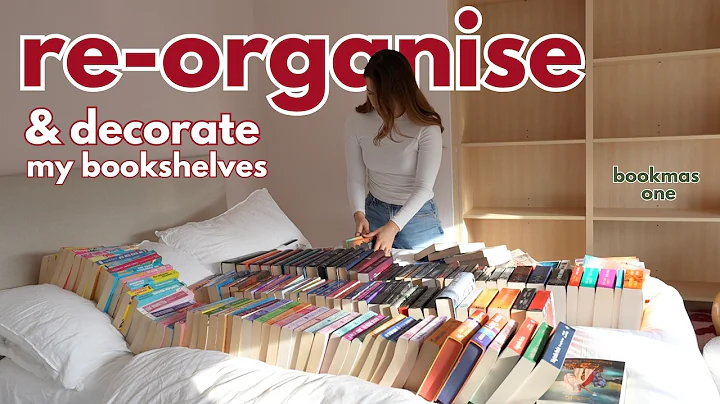 organising and decorating my bookshelves for christmas! 🎄 + a bookshelf tour | bookmas one