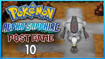 Pokemon Alpha Sapphire Post Game 10 Catching Registeel ORAS Gameplay Walkthrough Playthrough
