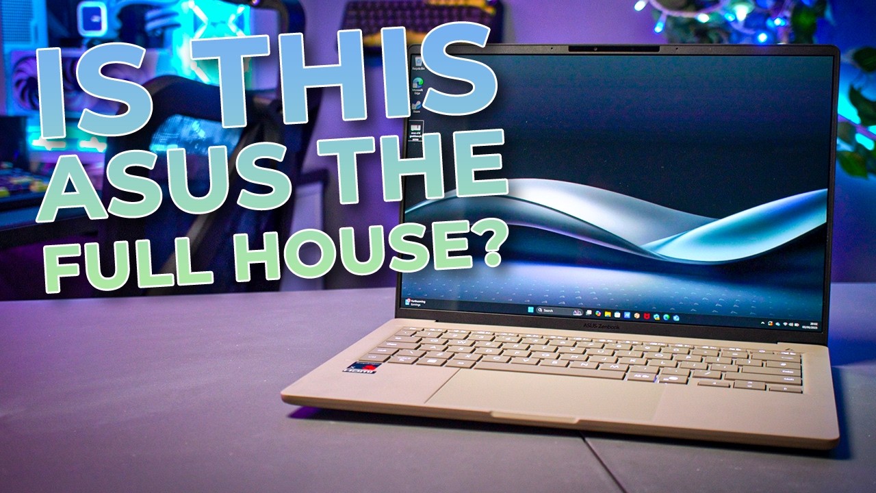 The Asus Zenbook UX3407 A14 Laptop Has A Wonderful OLED Screen 