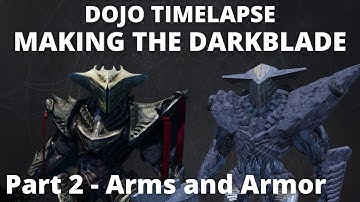 Warframe Dojo Decorating - Time Lapse Tutorial: The Darkblade - Part 2 ~ Arms/Armor