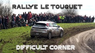 Rallye du Touquet 2024 - DIFFICULT CORNER TC10 Hucqueliers - Inxent - CRV