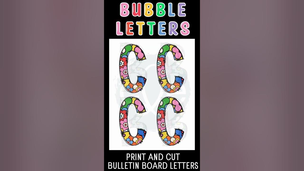 Bubble Letters the Alphabet, Bubble Letters Alphabet