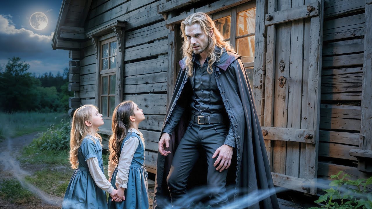 The Old Vampire Hid Alone for Centuries — Until Twin Girls Knocked and Begged for Shelter.