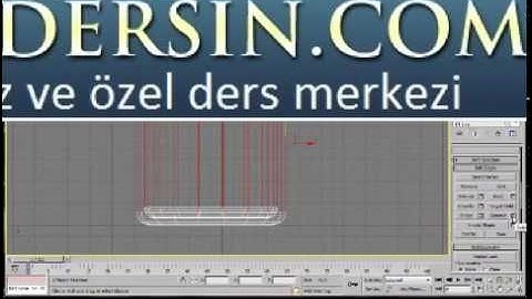 3ds max - Spline modeling tutorial 0539 290 13 13 | bitirme tezi