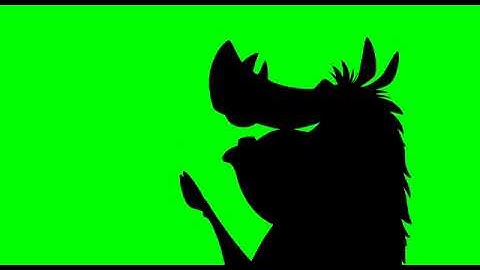 Timon and Pumbaa interrupt 3 Green Screen