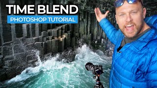 How to Time Blend Landscape Photography - Photoshop Tutorial