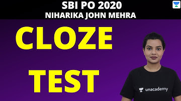 || Target SBI PO 2020 || Cloze Test || Niharika John Mehra