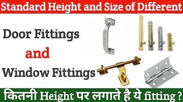 Are all door handles the same size?