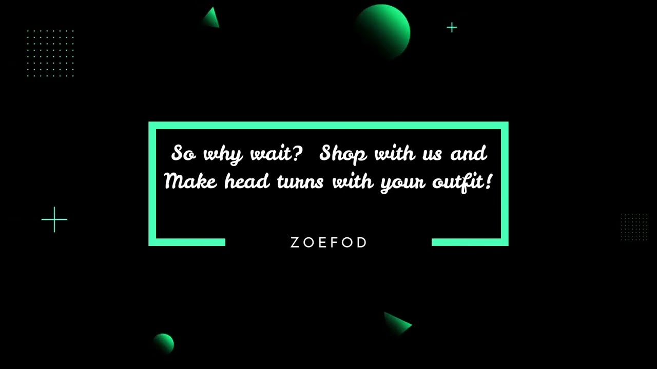ZOEFOD💚 😱😱Promotional Advert video 💜 ...HEADS TURN. @FilmoraWondershare