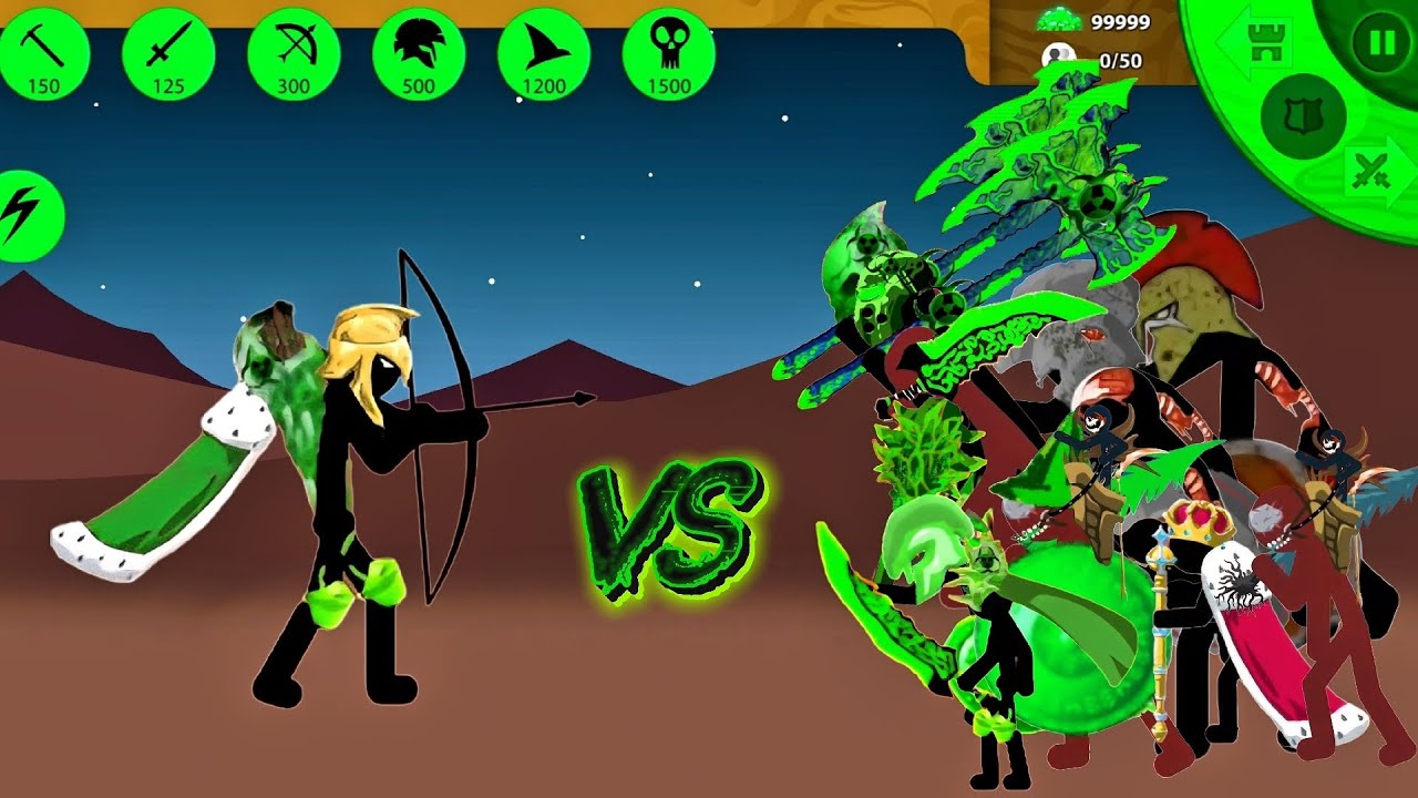 🎯 Stick War Siêu Cấp: Cung Thủ Huyền Thoại VS Đội Quân Bóng Tối Mạnh Nhất! 🔥