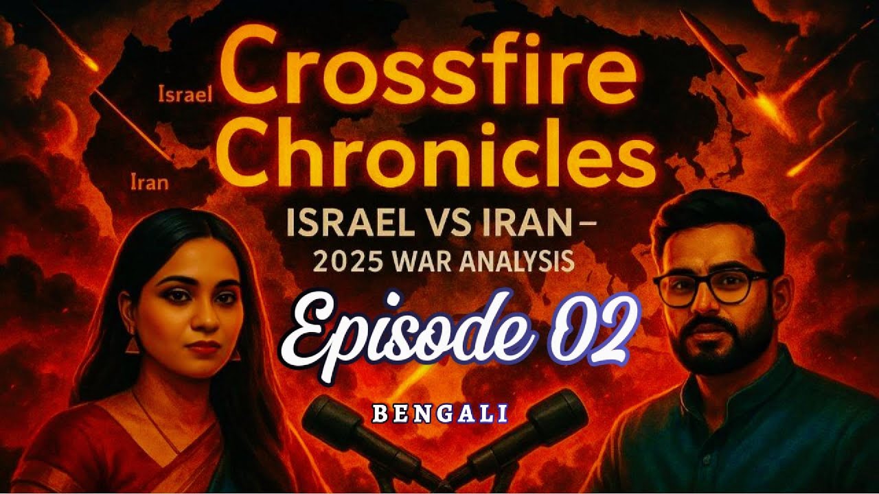 Israel vs Iran 2025 War Analysis | Crossfire Chronicles | Bangla Podcast 02 | Bengali AI Podcast