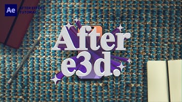 [Element 3D-03] 3D Taper Text  After Effects Tutorial ㅣ 엘리먼트 3D 에프터이펙트 튜토리얼