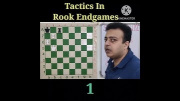 #Shorts #Chessshorts #Tactics In Rook Endgames !