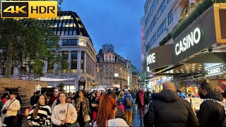 😈 London Halloween Saturday Walk - 2023 💀 Busy Halloween London Walk [4K HDR]