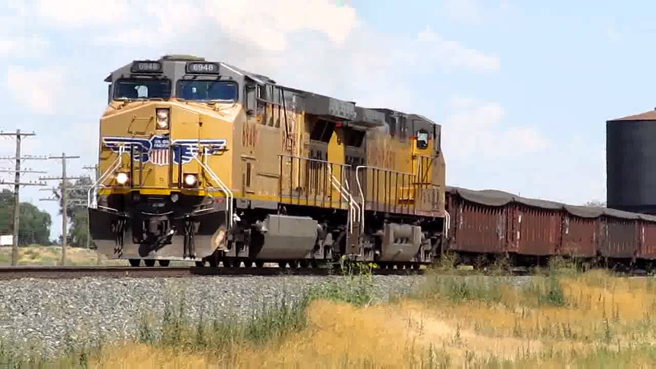 UP6948 Copper Ore Train Westbound Bliss YouTube