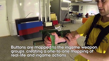 3D printed controller for Mech Warrior Online