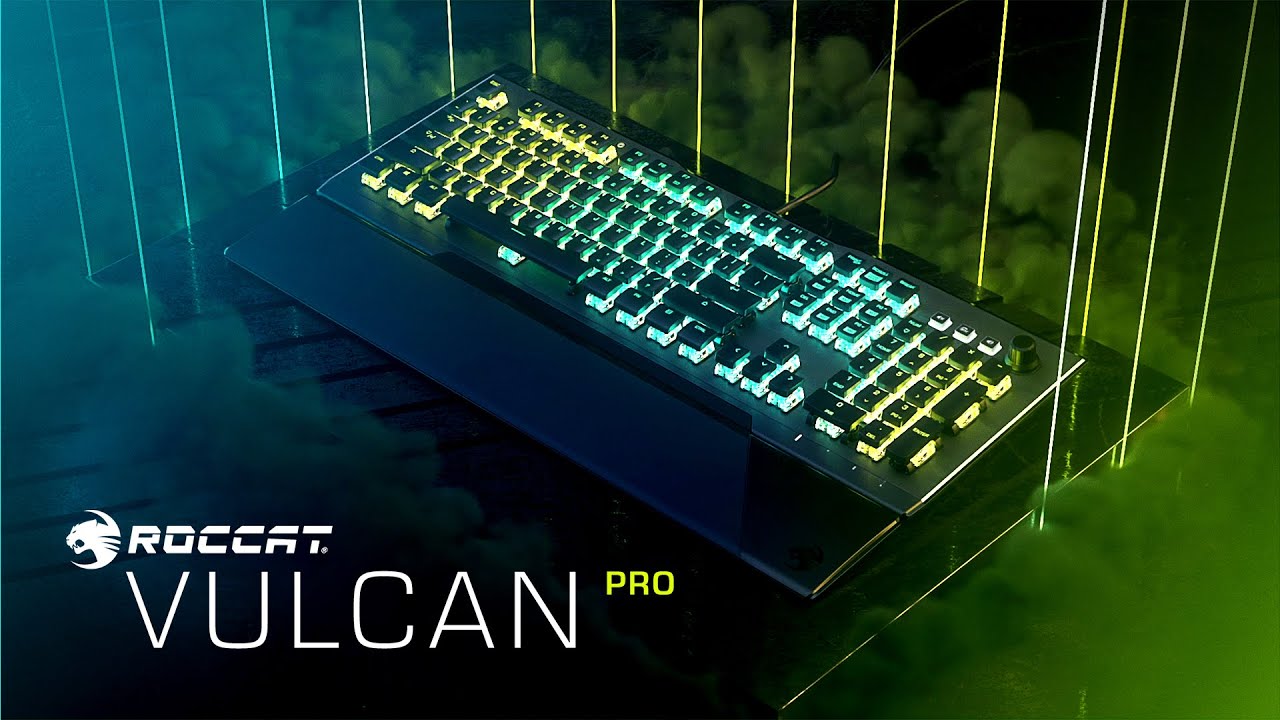 ド派手に光るroccatのフルキーボード Vulcan Pro が発売 1億回の打鍵耐性を実現 Akiba Pc Hotline