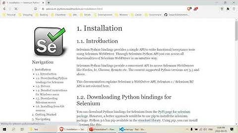 Web Automation using Selenium on the Python programming language (Introductions)
