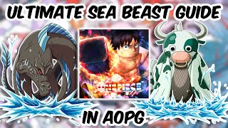 [AOPG] Ultimate Sea Beast Guide ➢ How To Find And Kill Sea Beast