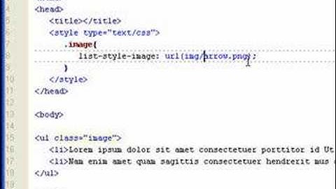 CSS List Style Image