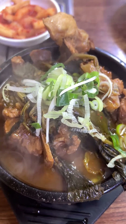 Bone gamjatang is a must-try when visiting Korea