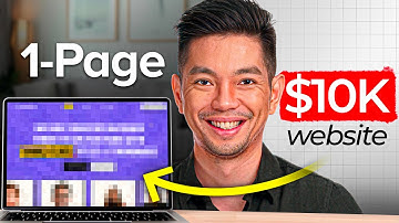 How to Create a $10,000 Website with Only 1 PAGE (AI + NO CODE)