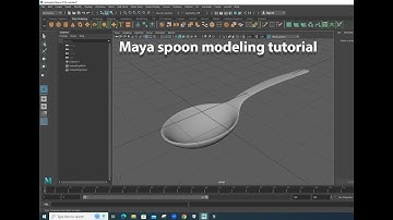 Maya spoon modeling tutorial