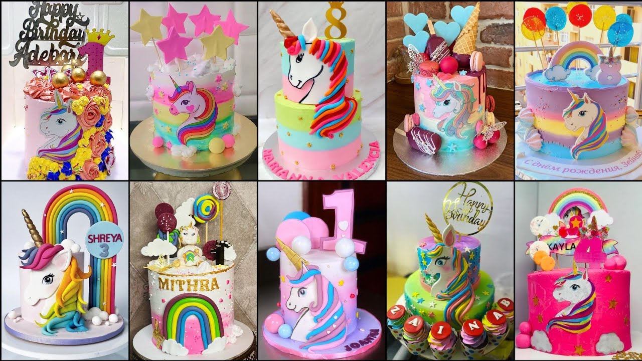 🎂Unicorn Theme Birthday Cake Ideas For Kids 2023/Unicorn Cake/Kids Birthday Cake/Unicorn Cake design